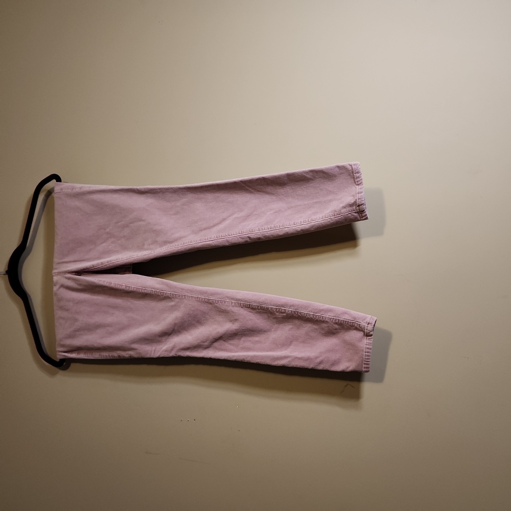 Loft Pink Corduroy Pants Size 27 Modern Skinny that run a bit small.